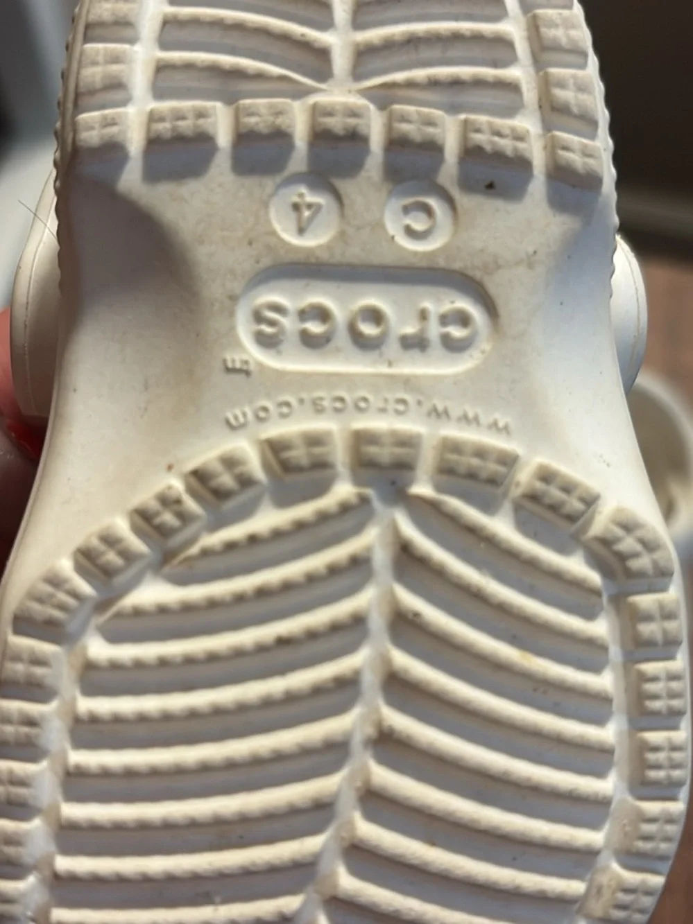 CROCS white kids